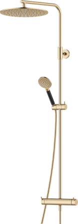 Mora INXX II Takduschset 160 c/c, borstad mässing PVD, Badrum