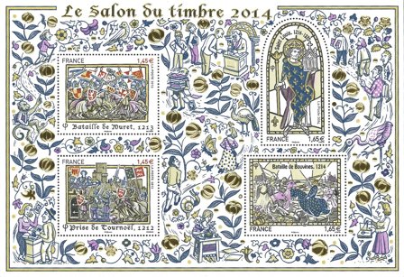 Frankrig - Miniark YT 135 - Postfrisk