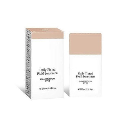 Daily Tinted Fluid Sunscreen 3 nyanser för ansiktsfuktgivande bredspektrum SPF 40 daglig hudvård 50ml
