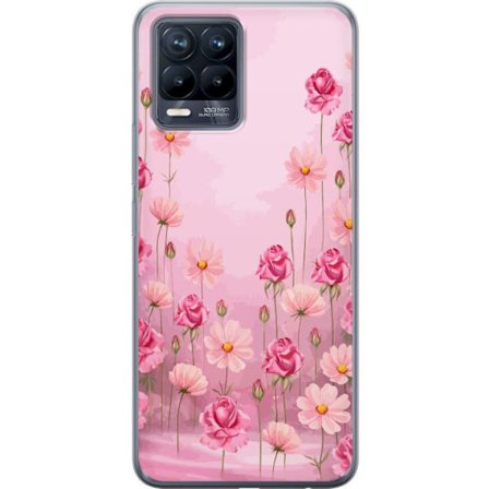Kompatibel Mobilcover til Realme 8 Petal Reverie Soft Blush