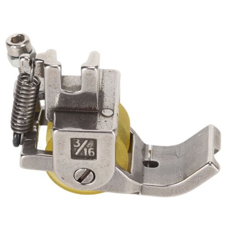 Gummihjul trykkfot 0,5 mm metall enkel installasjon lett kompakt rulle trykkfot for sying reparasjon erstatning