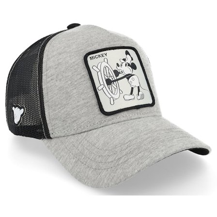 Capslab - Grey - trucker - Cap - Hatstore Exclusive x Steamboat Willie Disney Mickey Mouse Grey/Black Trucker - Hatstore