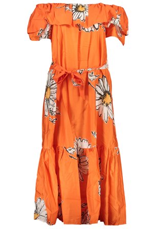 Desigual Abito Lungo Donna Arancio