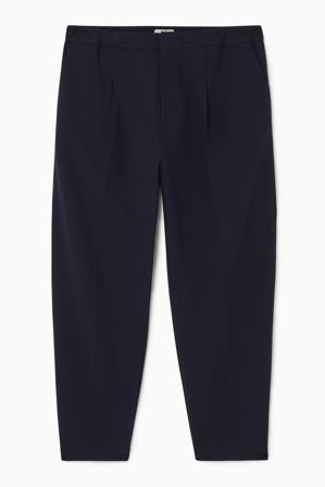 COS Men's Relaxed Jersey Joggers in Blue