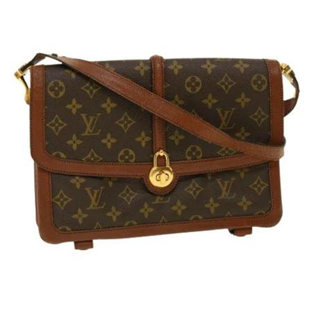 Louis Vuitton Vintage, Pre-owned Canvas louis-vuitton-bags Bruin, Dames, Maat:ONE Size