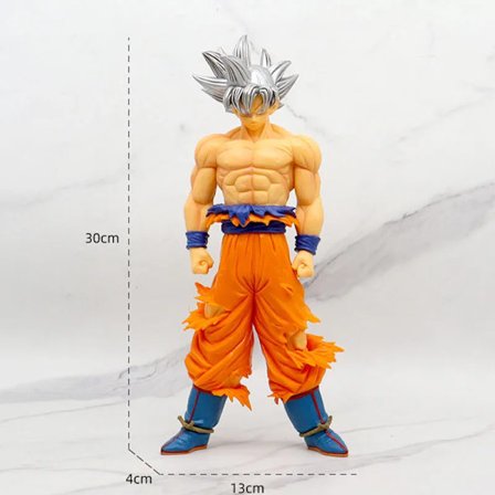 Dragon Ball Z Goku Ultra Instinct Figur Ultra Instinto Goku Actionfigurer 30 CM PVC Staty Collection Modell Leksaker Presenter