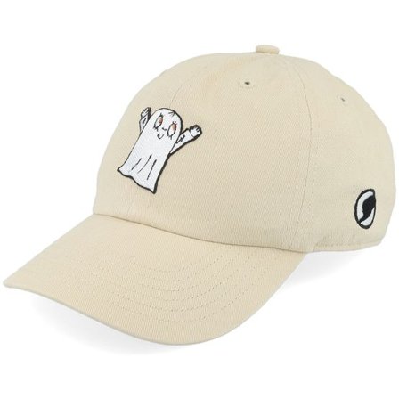 Lilla Spöket Laban - Beige unconstructed Keps - "Kids Laban Stone Dad Cap " @ Hatstore