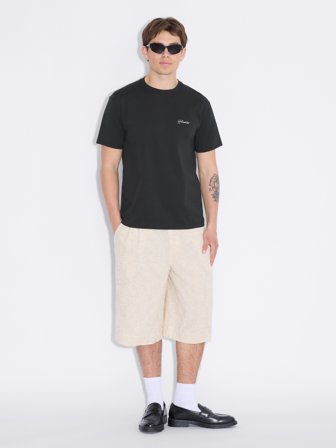 Holzweiler Tucker Embroidery Tee - Black - Men's - XS
