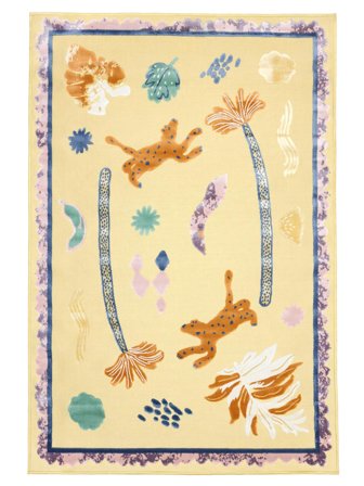 Happy Dywan Wewnętrzny I Zewnętrzny Możliwość Prania 160X230 Wielobarwne