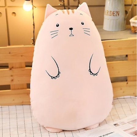 Kissa tyyny nukke pitkä tyyny tyyny pehmolelu 50cm