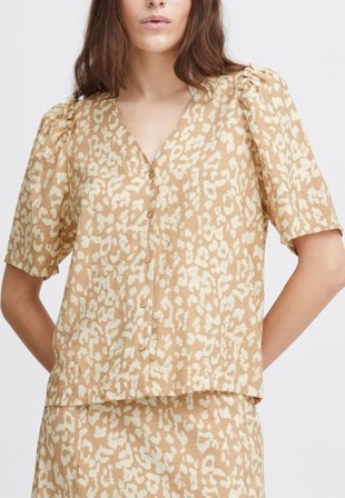 ICHI Ihtamiko Shirt Skjortor Dam Flerfärgad 34