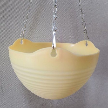 Plast Hängande Blomkruka Väggdekoration Grön