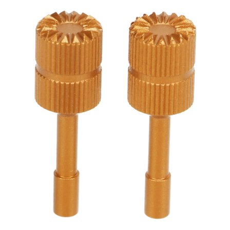 Drone Fjernkontroll Joystick Aluminiumlegering Utvidet Tommelspak for DJI Mini 3 Pro Fjernkontroll 2 stk Gull