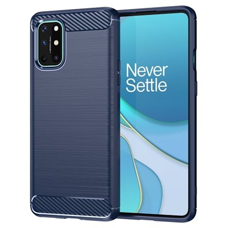 Carbon Flex Suojakotelo OnePlus 8T - Sininen