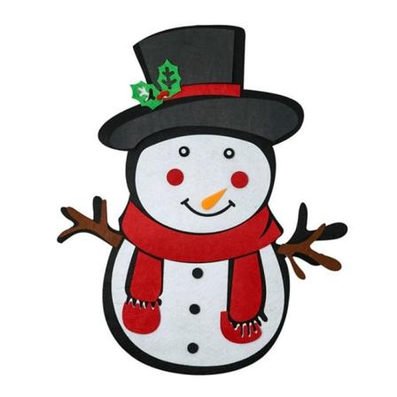 Julklappssäljande Ny Juldekoration Julfilt Snögubbe Semesterdekoration Boy Snowman