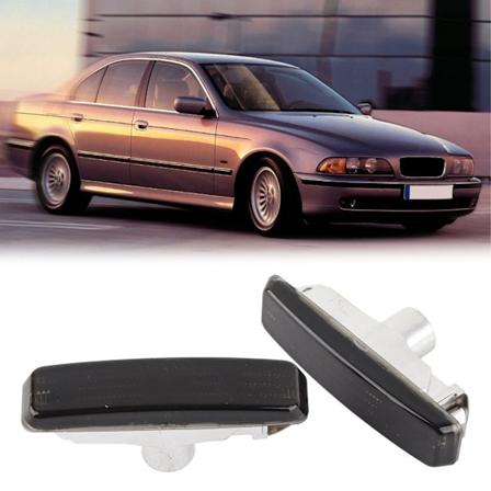 Sidemarkerlys Dæksler Røgfarvet Linse Blinklys Indikatorhus 63148360589 Udskiftning til 5 SERIE E39 1996‐2004
