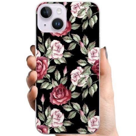 Apple Iphone 14 Plus Tpu Mobilskal Blommor