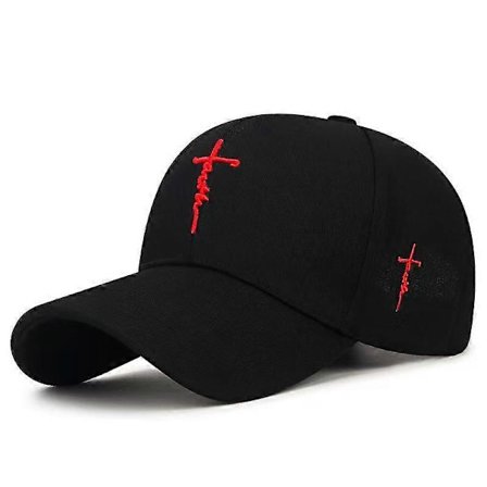 Fashion Faith Broderad Baseballkeps Män Kvinnor Vår Sommar Solhattar Bomull Snapback Hatt Unisex Hip Hop Truckerkepsar Gorras GS