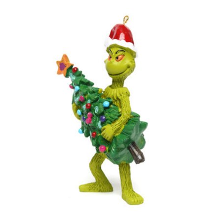 1 Joulukuusen Koriste Grinch-Tonttu Resin-Käsityöriipus Joulu