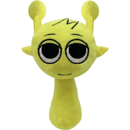 Sprunki Spillstoffdyr, Sprunki Leke Spillstoffdyr, Myk Utstoppa Dyre Pute Dukke Julegave Bursdagsgaver for Voksne Barn (Gul)