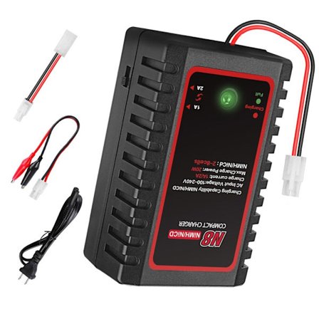 Effektiv NiMH/NiCD Batterioplader til Fjernbetjeningsenhed Justerbar Strøm