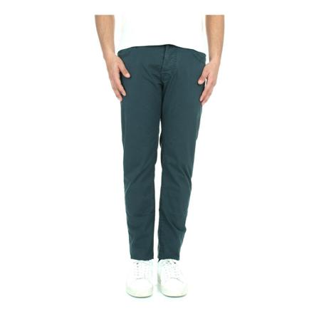 Jacob Cohën U Q E07 36 S 2544 Five pockets Bukser Grøn, Herre, Størrelse: W40