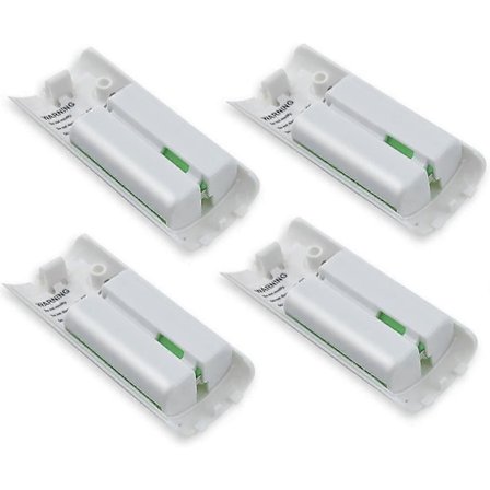 4-pack Uppladdningsbara Batteripaket för Wii och Wii U Fjärrkontroll 2800mAh-XinHan [DB]
