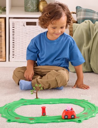 Gurli Gris Peppa Whizz Around Peppa Red Car - Red - ONE SIZE