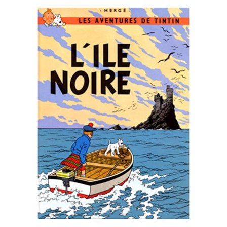 Poster - Tintin L'Île Noire - Den svarta ön