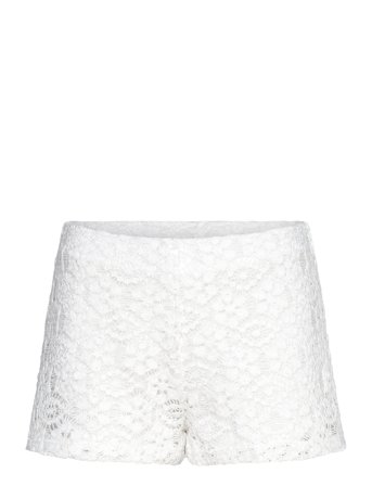 Mango | Crochet Straight-Fit Shorts | L