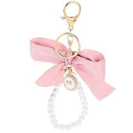 Rosett Pärl Nyckelring Härlig Nyckelring Rosett Nyckelring Väska Berlock Hänge