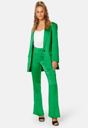 ONLY Paige-Mayra Flared Slit Pant Jolly Green Klær