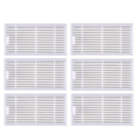 6 st Svamps HEPA-filter Robotdammsugare Delar för V55 V50 V5 V5s V3 V3s V50 Pro X5 Tillbehör