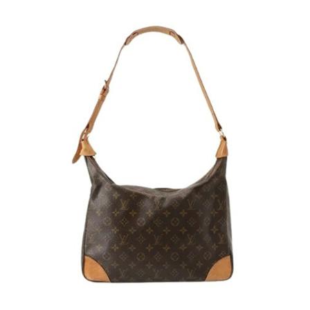 Louis Vuitton Vintage, Pre-owned Canvas louis-vuitton-bags Bruin, Dames, Maat:ONE Size