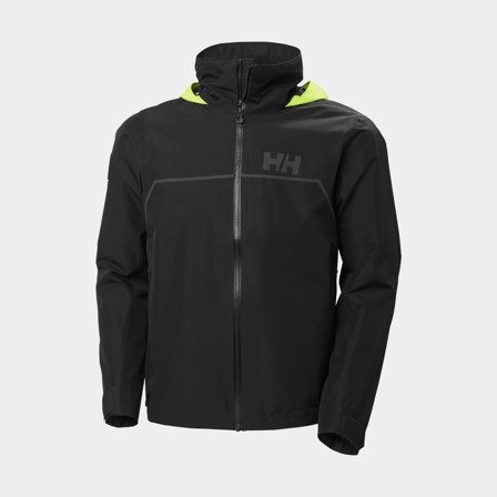 Chaqueta de navegación Helly Hansen HP Foil Match 2.0, Ebony, hombre, Small