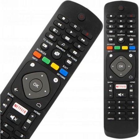 Vega Universal fjärrkontroll Philips P0398 för smart LCD-TV Netflix