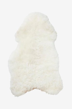 Skinnwille - Saueskinn Nelly - Hvit - Feller & skinntepper - Fra Homeroom