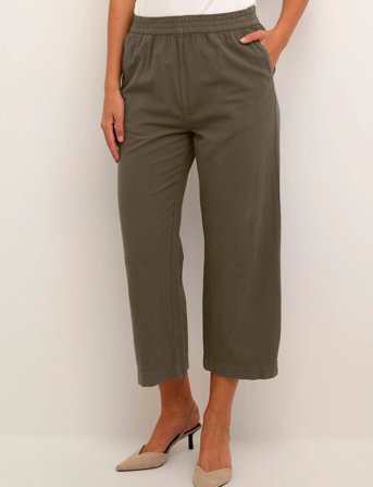 Kaffe Kanaya Culotte Pants - Green - 42