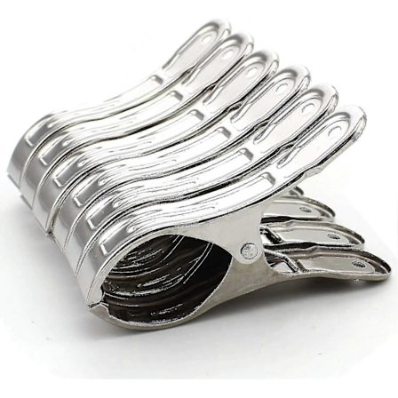 6 kpl Suuret rantapyyhepidikkeet ruostumattomasta teräksestä, isot pyykkipojat aurinkotuoleihin, isot pyykkipojat pyyhkeille, Qu