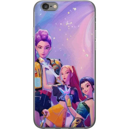 Kompatibelt Mobildeksel til Apple iPhone 6 Futuristiske popdamer i neonfarger med magiske detaljer mot en drømmeaktig galaksebakgrunn