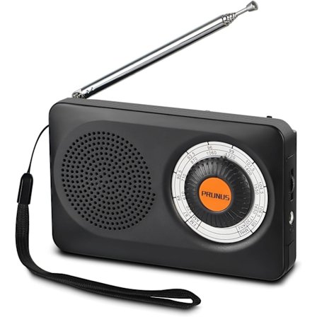 J-115 Bärbar Radio, AM/FM Mini Fickradio, AA-Batteridriven Liten Radio Endast Transistorradio med God Mottagning, Äldrevänlig