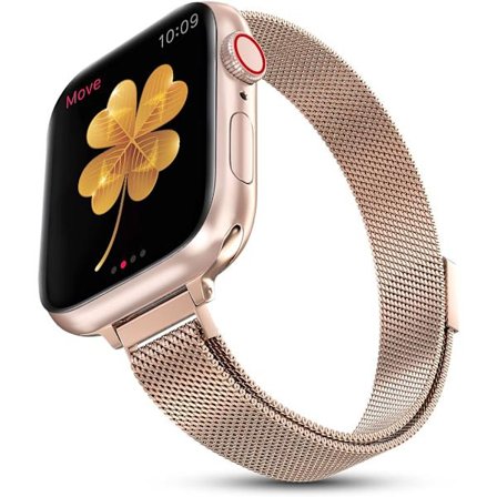 Apple Watch -ranneke sarja SE 7 6 5 4 3 2 1 38mm 40mm 41mm, ruostumaton