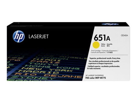 HP Toner CE342A 651A 16K Gul - Lyreco - Toner och bläck - Tonerkassetter - Toner HP
