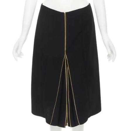 Marni Pre-owned, Pre-owned Wool bottoms Zwart, Dames, Maat:S,wol