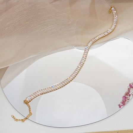 Choker Halskæder Kæde Halskæder GULD