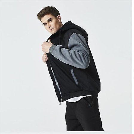 Herre Vinter Ny Mote Merke Casual Cardigan Genser Pluss Fløyel Tykk Genser Street Hettegenser Jakke Pluss Størrelse Dame Bomullsfrakk