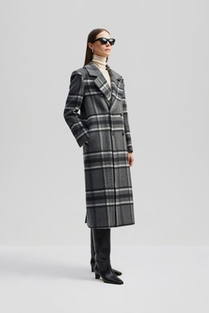 Malina - Vivian kappa - XS - Grey Check