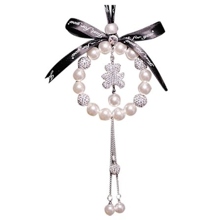 Bilhengende liten pyntet bjørn pynt bil speilhengende anheng