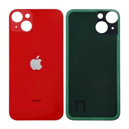 iPhone 14 Baksida Glas - Röd