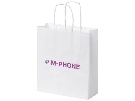 Kraftpapperspåse 80g vit S - Lyreco - Profilsortiment - Kassar och påsar - Papperskassar